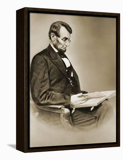 Abraham Lincoln-null-Framed Premier Image Canvas