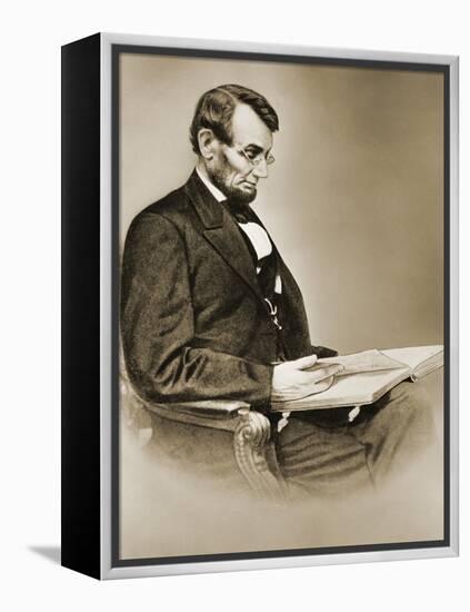 Abraham Lincoln-null-Framed Premier Image Canvas