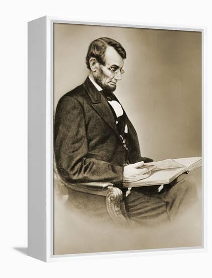 Abraham Lincoln-null-Framed Premier Image Canvas