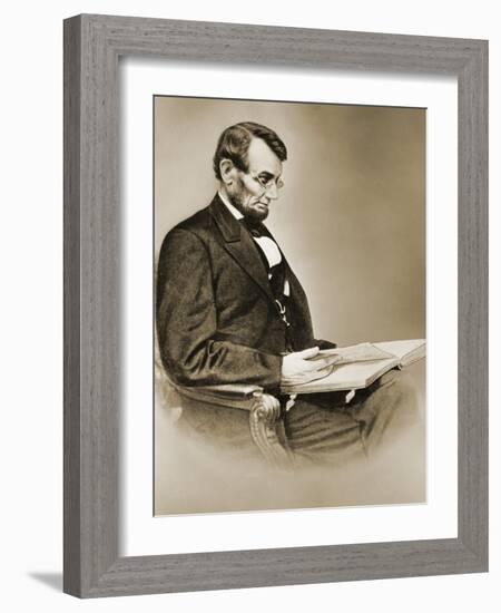 Abraham Lincoln-null-Framed Giclee Print