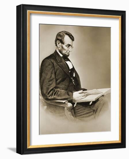 Abraham Lincoln-null-Framed Giclee Print