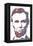 Abraham Lincoln-Cristian Mielu-Framed Stretched Canvas