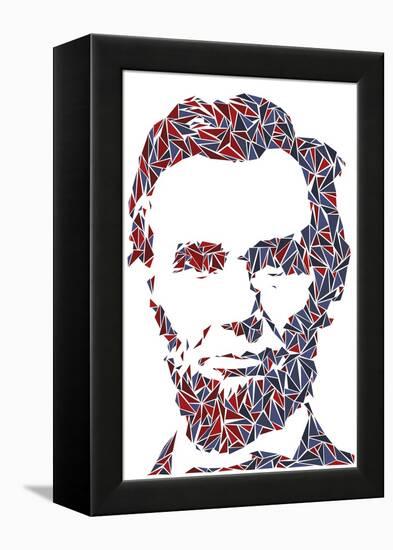 Abraham Lincoln-Cristian Mielu-Framed Stretched Canvas