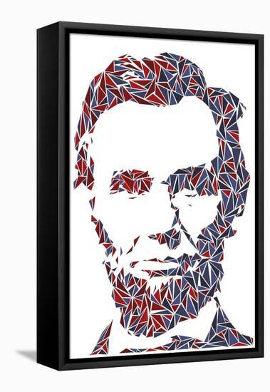 Abraham Lincoln-Cristian Mielu-Framed Stretched Canvas