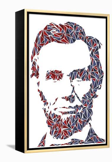 Abraham Lincoln-Cristian Mielu-Framed Stretched Canvas