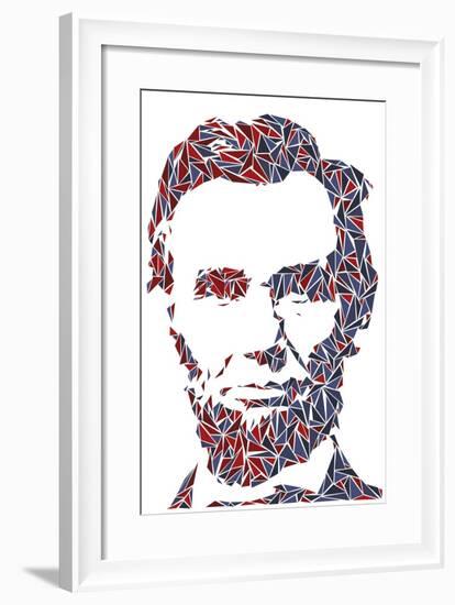 Abraham Lincoln-Cristian Mielu-Framed Art Print