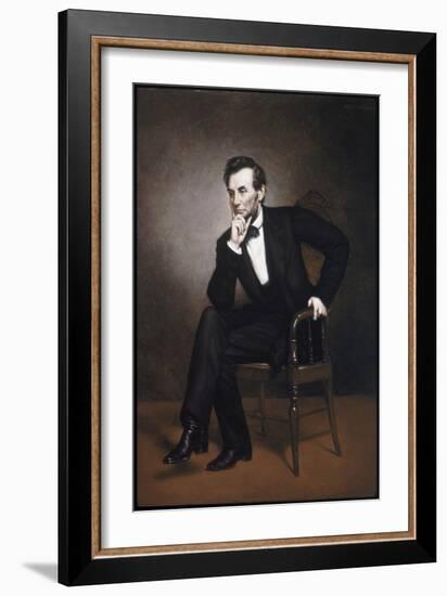 Abraham Lincoln-George Peter Alexander Healy-Framed Giclee Print