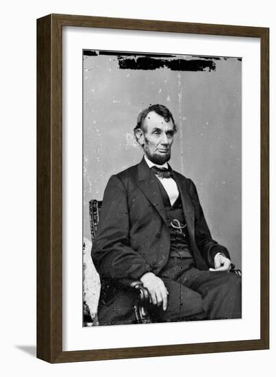 Abraham Lincoln-null-Framed Art Print