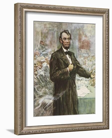 Abraham Lincoln-Arthur C. Michael-Framed Giclee Print