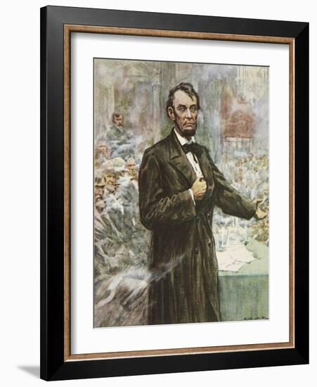 Abraham Lincoln-Arthur C. Michael-Framed Giclee Print