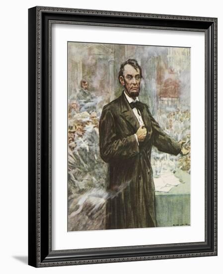 Abraham Lincoln-Arthur C. Michael-Framed Giclee Print