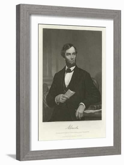 Abraham Lincoln-Alonzo Chappel-Framed Giclee Print