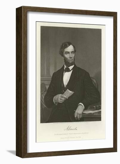 Abraham Lincoln-Alonzo Chappel-Framed Giclee Print