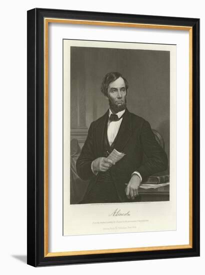 Abraham Lincoln-Alonzo Chappel-Framed Giclee Print