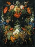 Still Life with Flowers and a Watch-Abraham Mignon-Art Print