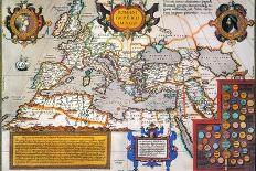 Map Of The Roman Empire-Abraham Oertel-Giclee Print