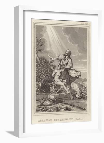 Abraham Offering Up Isaac-null-Framed Giclee Print