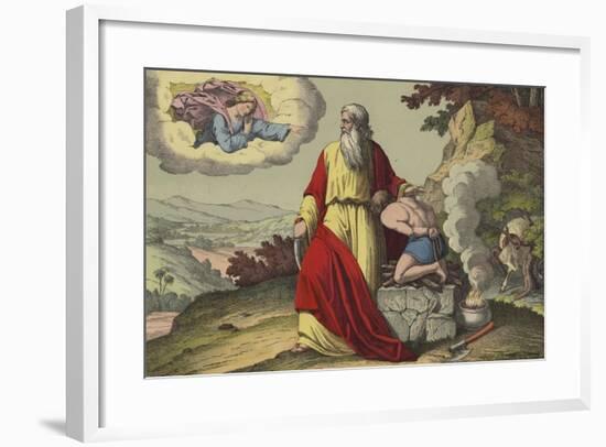 Abraham Offering Up Isaac-null-Framed Giclee Print