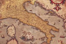 Map of Paris-Abraham Ortelius-Art Print