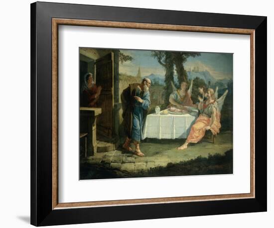 Abraham Receives Announcement of Birth of Isaac-Francesco Fontebasso-Framed Giclee Print