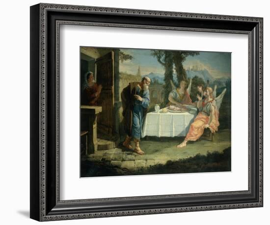 Abraham Receives Announcement of Birth of Isaac-Francesco Fontebasso-Framed Giclee Print