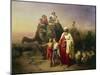 Abraham's Journey from Ur to Canaan, 1850-Jozsef Molnar-Mounted Giclee Print