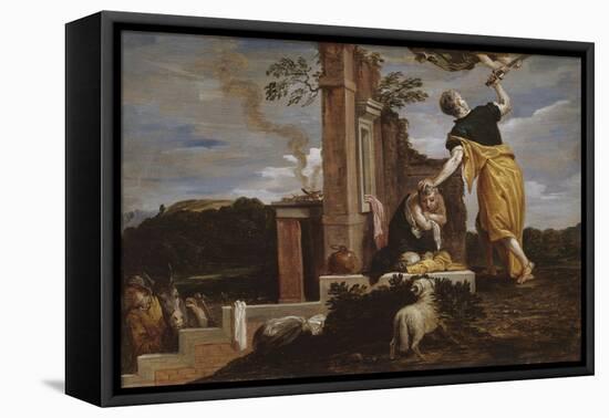 Abraham's Sacrifice of Isaac, 1654-56-David the Younger Teniers-Framed Premier Image Canvas