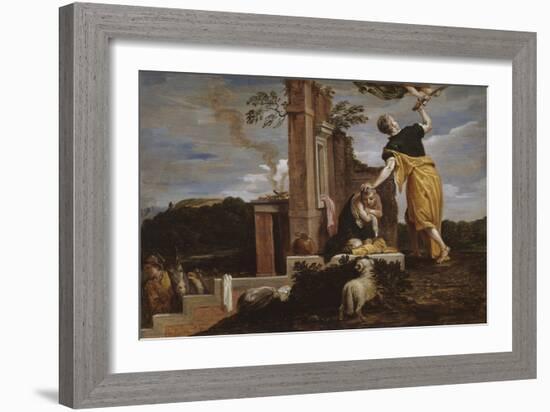 Abraham's Sacrifice of Isaac, 1654-56-David the Younger Teniers-Framed Giclee Print