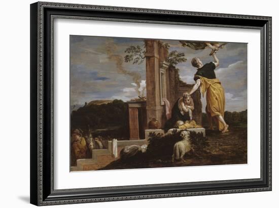 Abraham's Sacrifice of Isaac, 1654-56-David the Younger Teniers-Framed Giclee Print