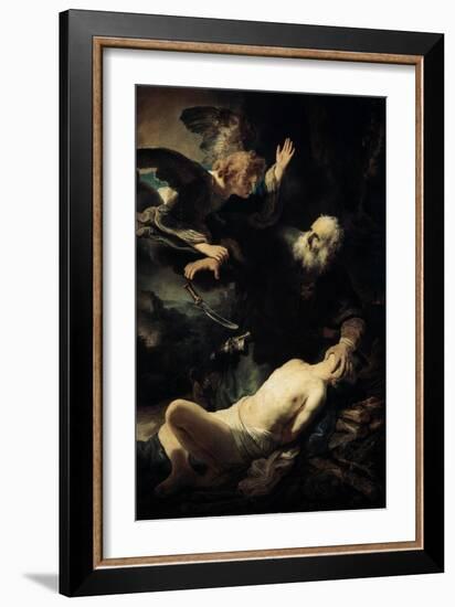 Abraham Sacrificing Isaac, 1635-Rembrandt van Rijn-Framed Giclee Print