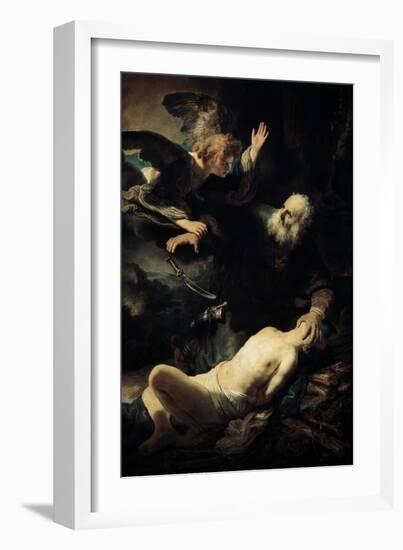 Abraham Sacrificing Isaac, 1635-Rembrandt van Rijn-Framed Giclee Print