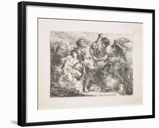 Abraham Sacrificing Isaac-Giambattista Mengardi-Framed Giclee Print