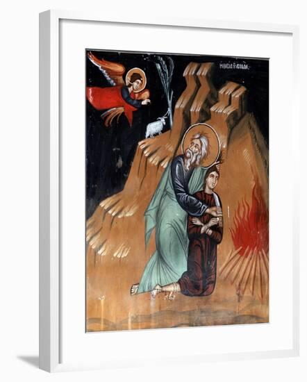 Abraham Sacrificing Isaac-Symeon Axenti-Framed Giclee Print