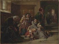 Waiting for the Verdict, 1859-Abraham Solomon-Framed Premier Image Canvas