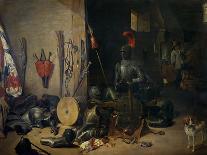 Barber's Shop with Monkeys and Cats-Abraham Teniers-Mounted Art Print