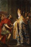 The Emporer Theodosius Before Saint Ambrose-Abraham Van Diepenbeck-Premier Image Canvas