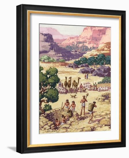 Abram and His Family and Followers Settling in Bethel-Pat Nicolle-Framed Giclee Print