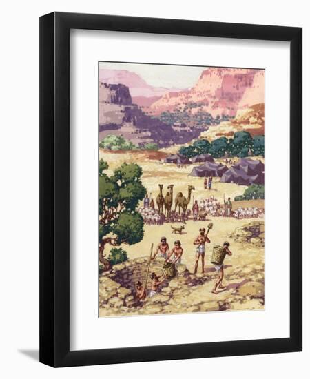 Abram and His Family and Followers Settling in Bethel-Pat Nicolle-Framed Giclee Print