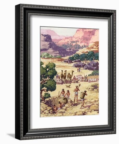 Abram and His Family and Followers Settling in Bethel-Pat Nicolle-Framed Giclee Print