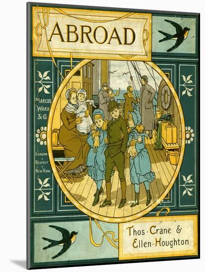 Abroad - book cover-Thomas Crane-Mounted Giclee Print