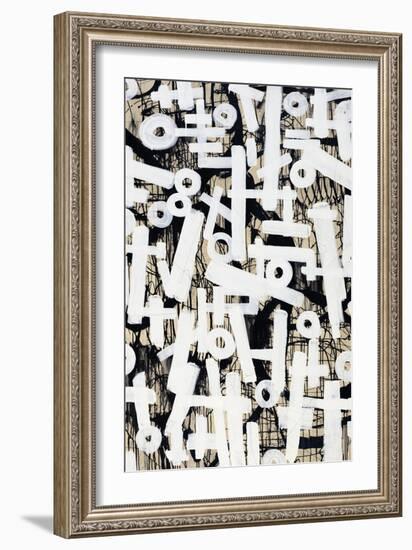 Abrupt Shorthand I-Joshua Schicker-Framed Giclee Print
