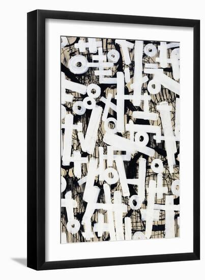 Abrupt Shorthand I-Joshua Schicker-Framed Giclee Print