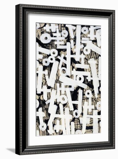 Abrupt Shorthand I-Joshua Schicker-Framed Giclee Print