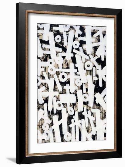 Abrupt Shorthand II-Joshua Schicker-Framed Giclee Print