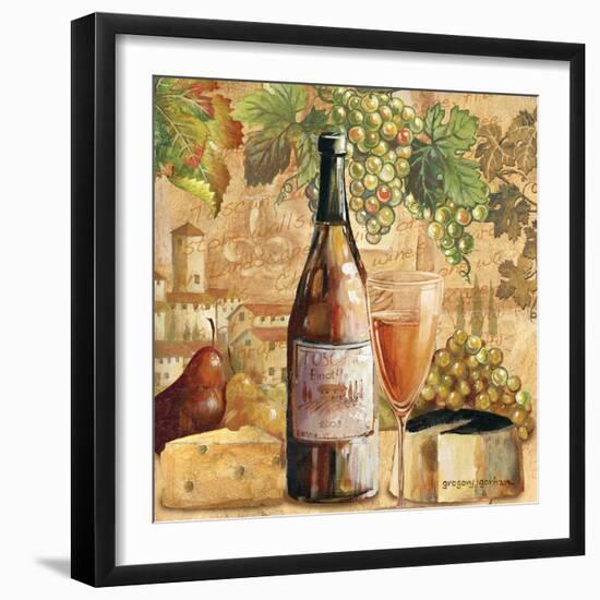 Abruzzi Splendor - Wine-Gregory Gorham-Framed Art Print