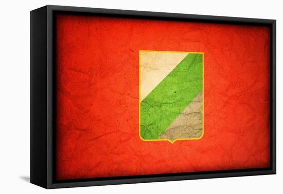 Abruzzo Flag-michal812-Framed Stretched Canvas