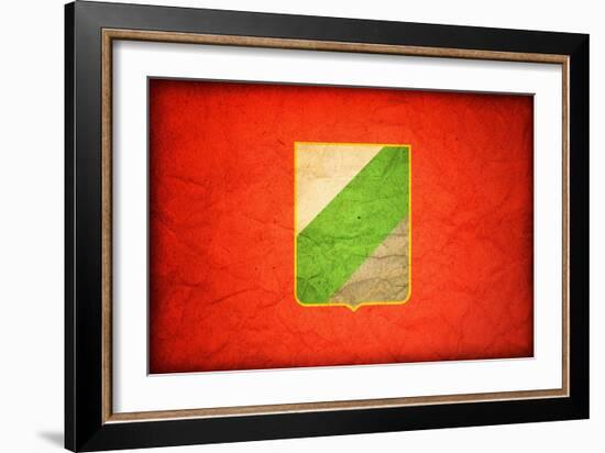 Abruzzo Flag-michal812-Framed Art Print