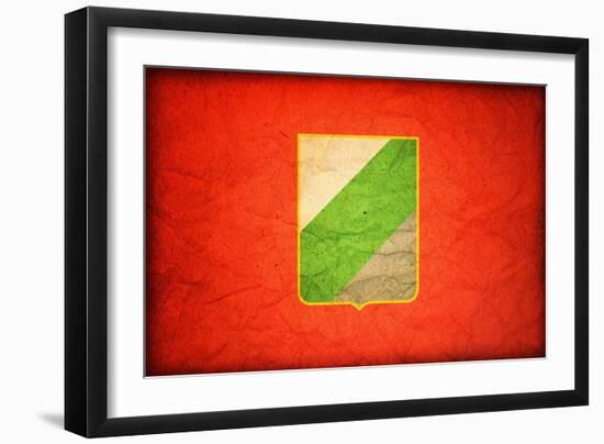 Abruzzo Flag-michal812-Framed Art Print