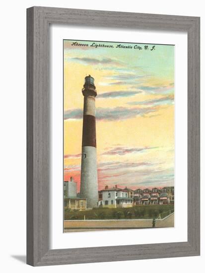 Absecon Lighthouse, Atlantic City, New Jersey-null-Framed Art Print