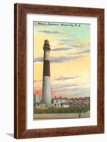 Absecon Lighthouse, Atlantic City, New Jersey-null-Framed Art Print